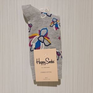 Happy Socks Combed Cotton Women's Socks Flowers